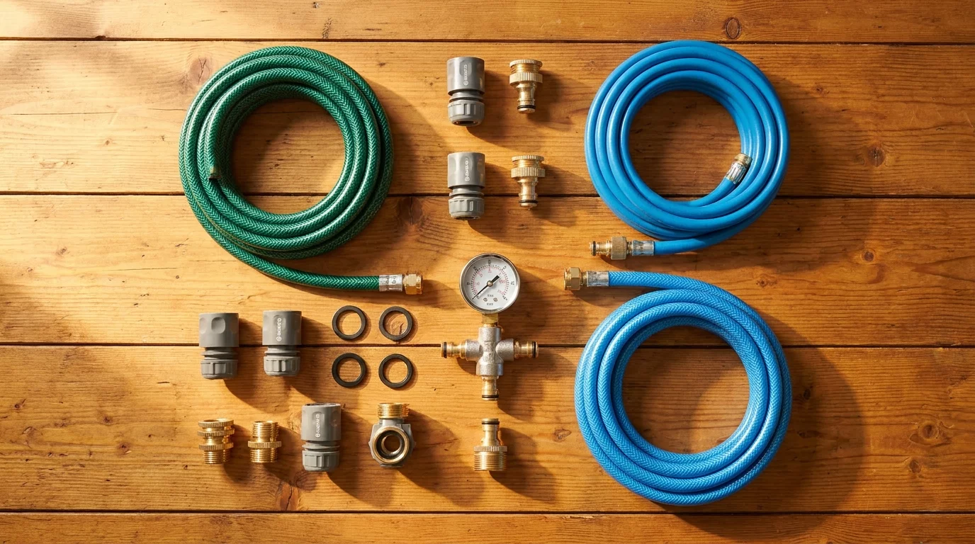 Kit complet embouts et raccords eau pour camping-car etale
